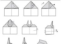 纸飞机折法,纸飞机折法视频教程