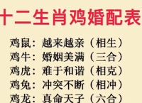 鸡与什么生肖相冲相克怎化解,鸡与什么生肖最配 与什么相冲