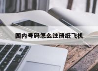 [国内号码怎么注册纸飞机]国内号码可以注册纸飞机吗