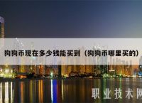 狗狗币今天的最新价格,狗狗币今天的最新价格美元