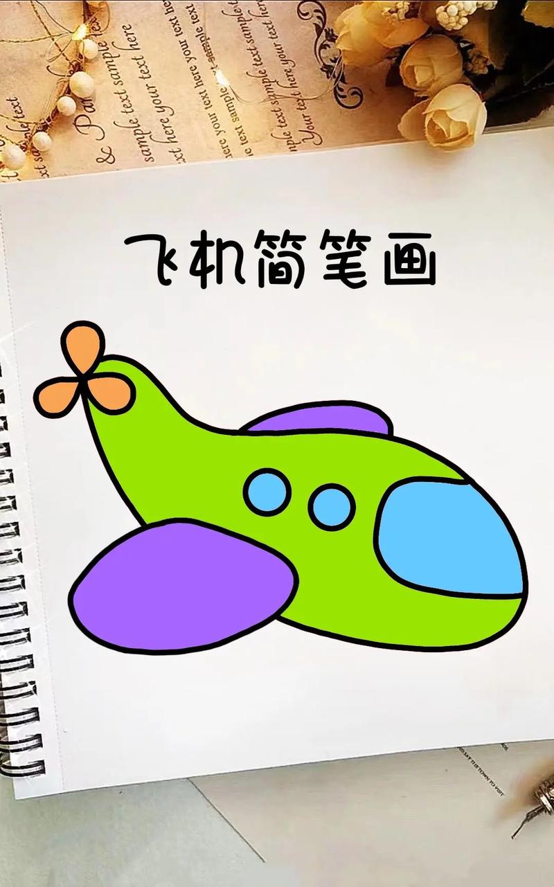 飞机简笔画,飞机简笔画10岁