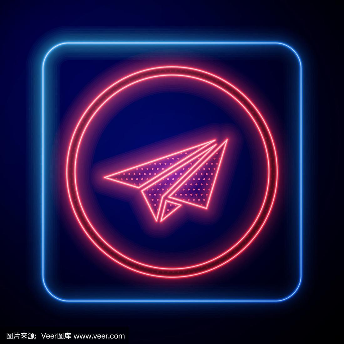聊天软件蓝色纸飞机图标-蓝色的图标是什么聊天软件