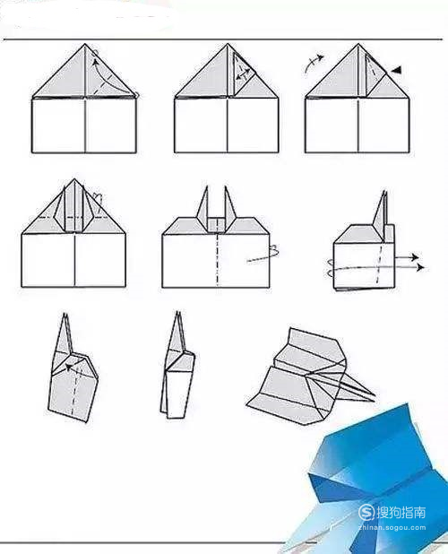 纸飞机的折法-纸飞机的折法简单