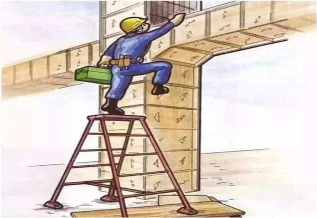 人在梯子上多高才安全呢,使用梯子工作时,最高可以站到几米的高度?