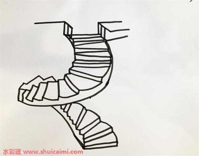 梯子图形怎么画,梯子怎么画简笔画