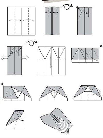 怎么快速折纸飞机,怎么快速折纸飞机视频